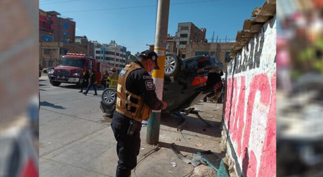 Huancayo: conductores en aparente estado de ebriedad provocan accidente y dejan 5 heridos