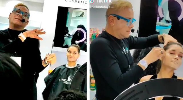 Carlos Cacho se vuelve tendencia en TikTok con su peculiar técnica de maquillaje.