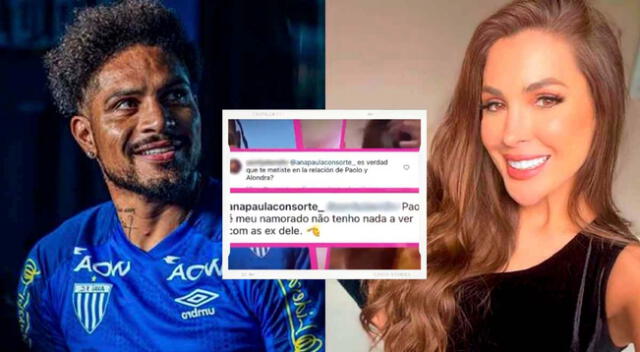 Ana Paula Consorte confirma ser pareja de Paolo Guerrero.