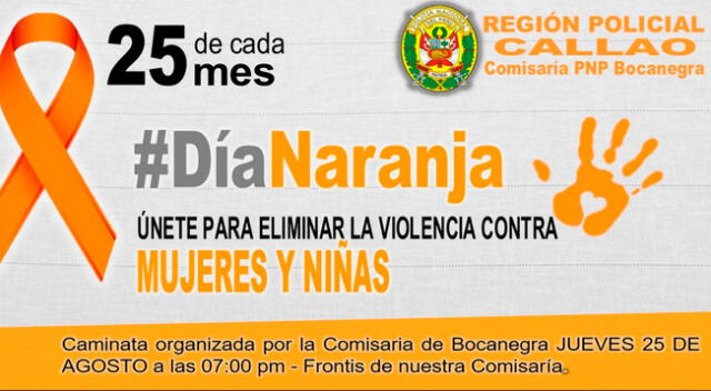 Comisaría de Bocanegra- Callao organiza caminata contra la violencia