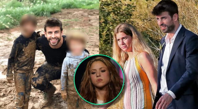 Gerard Piqué no habría respetado al hacer que sus pequeños conozcan ya a su pareja.