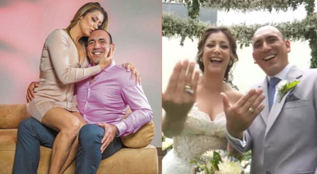 Karla Tarazona y Rafael Fernández celebran sus dos años de matrimonio.