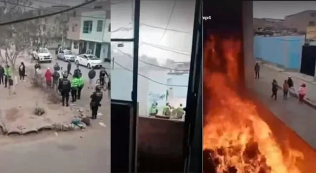 Mujer incendia su casa para evitar que la PNP la desaloje por orden del PJ