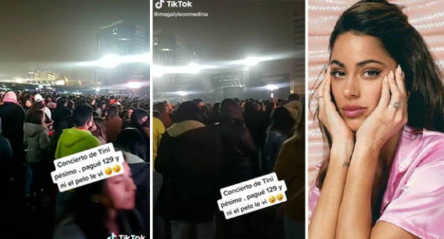 El curioso video difundido por una peruana que asistió al concierto de Tini ha causado varias reacciones en los usuarios de TikTok.