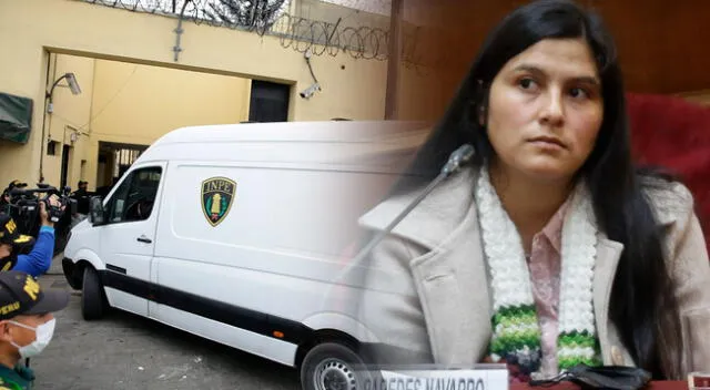 Yenifer Paredes fue trasladada al penal de mujeres de Chorrillos