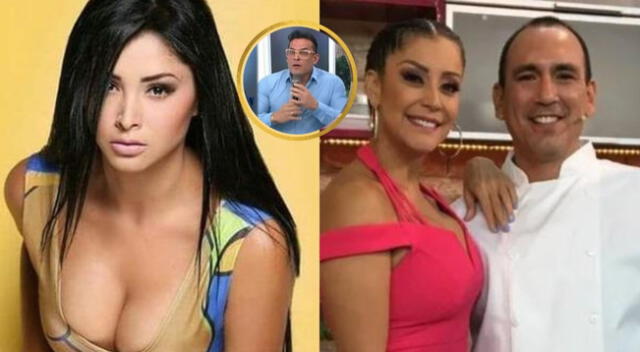Pamela Franco se molestó con Rafael Fernández por supuestos celos a Christian Domínguez