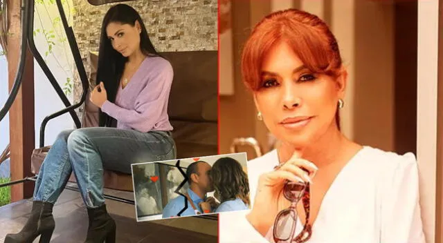 Pamela Franco molesta con Magaly Medina por 'insinuar' que se ha colgado de ruptura de Karla Tarazona y Rafael Fernández.