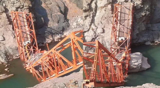 Puente Kutinachaca colapsa a un año de su inauguración