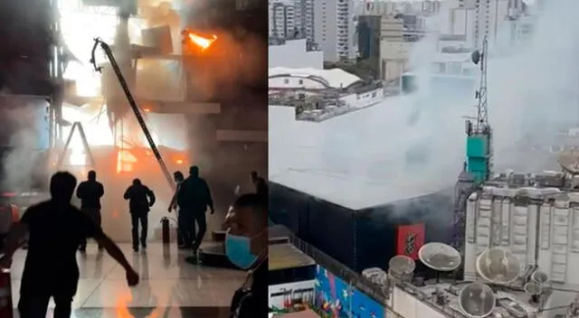 La Compañía de Bomberos informó que el incendio se registró cerca de la 1:36 de la tarde