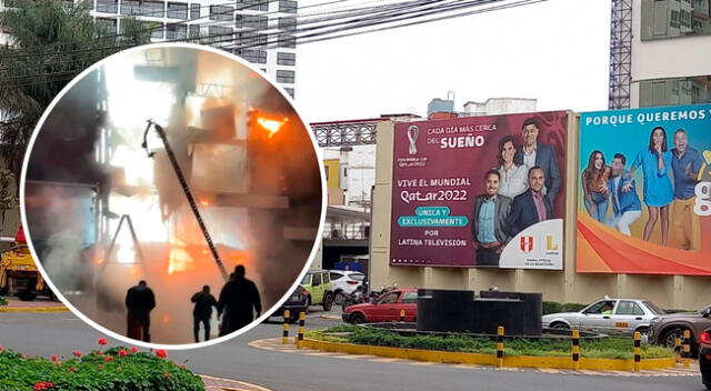 Latina fue afectado por un incendio en sus instalaciones de Jesús María.