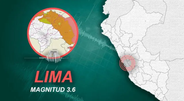 Fuerte sismo de 3.6 alertó a los ciudadanos de Lima