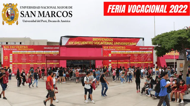 Feria Vocacional 2022 UNMSM próximo 14 y 15 de septiembre.