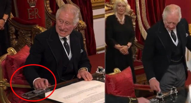 Así fue la inesperada actitud del hijo de la reina Isabel II durante su proclamación como rey del trono británico.