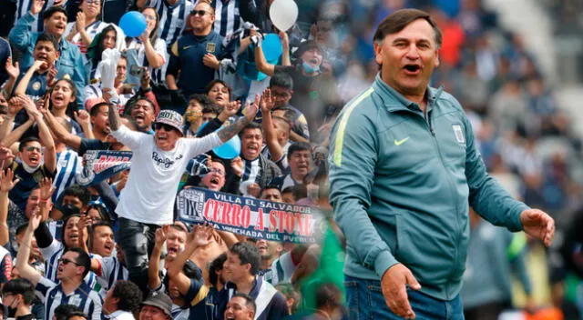 Carlos Bustos fue insultado por la hinchada de Alianza Lima.