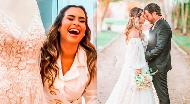 Ethel Pozo revela por qué eligió este vestido de novia.