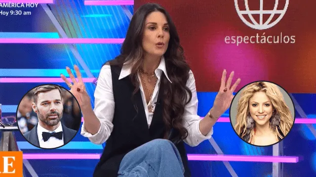 Rebeca Escribens se pronuncia sobre caso de Ricky Martin y Shakira