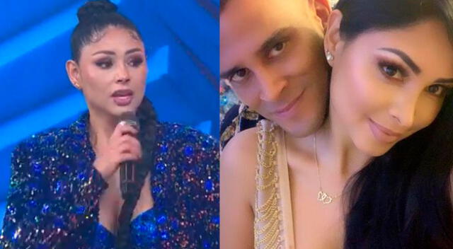 La cantante Pamela Franco señaló a pesar de estar 3 años con Christian Domínguez aún lo baña.