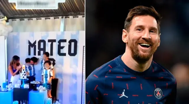 Lionel Messi celebró cumpleaños de su hijo.