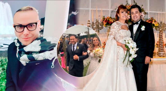 Carlos Cacho defiende matrimonio de Ethel Pozo y Julián Alexander y advierte que boda de Magaly Medina habría sido por conveniencia.