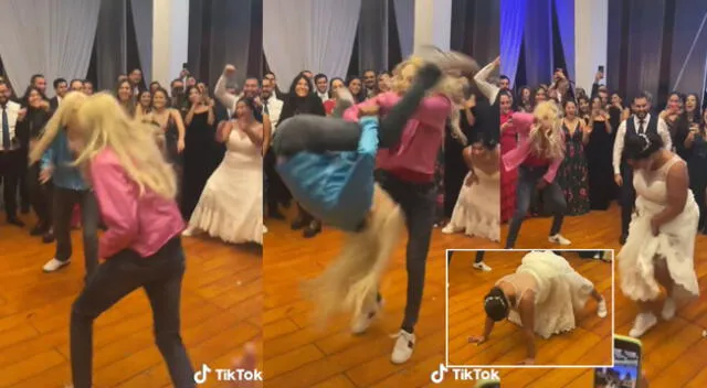 Peculiar baile de novia en escena de Y dónde están las rubias se hizo viral en TikTok.