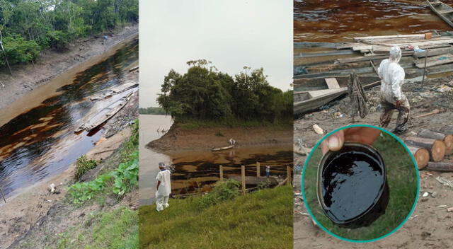 Derrame de petróleo en río Marañón preocupa a pobladores de Loreto.