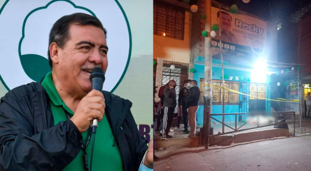 Delincuentes desatan balacera en mitin del candidato Rocky Hurtado