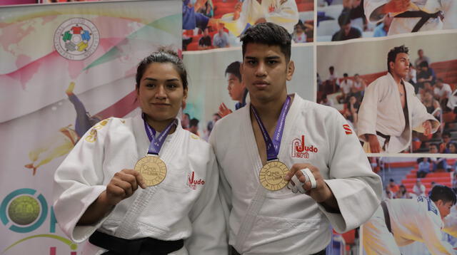 Yuta Galarreta (-90 kg)    y Camila Figueroa (-78 kg) ganaron oro en el Open  Panamericano
