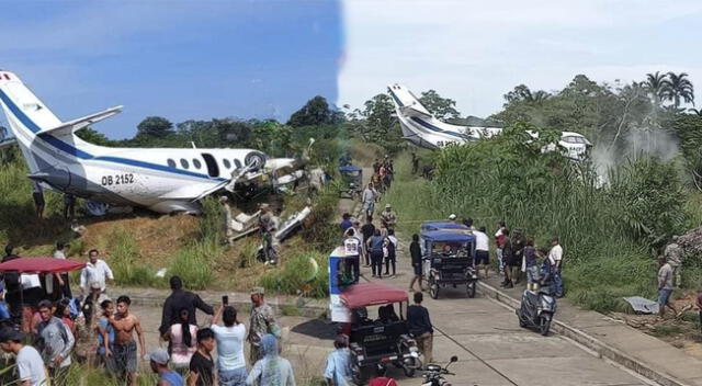 Fallas de avioneta dejó un muerto y más de nueve heridos.