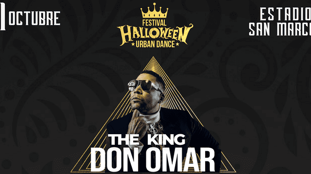 Don Omar se presenta en Lima el 31 de octubre del 2022.