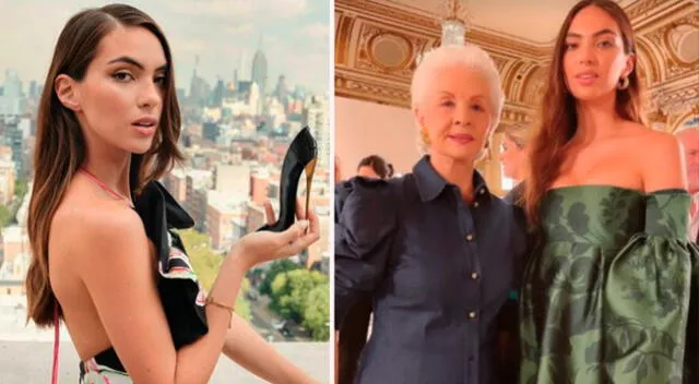 Natalie Vértiz se luce en las redes de Carolina Herrera.