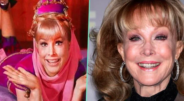 Descubre cómo lució su traje de 'Mi bella genio' la actriz Barbara Eden a sus 78 años.