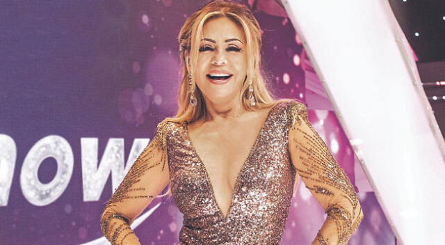 Gisela Valcárcel es una de las presentadoras de televisión más famosas en Perú.