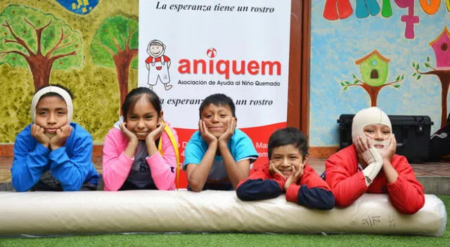 Aniquem inició campaña para apoyar a niños que padecieron quemaduras.