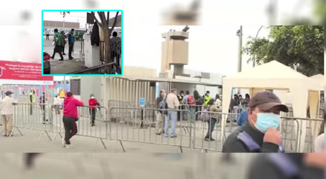 Exteriores del Aeropuerto Jorge Chávez, lugar donde se paran los embaladores