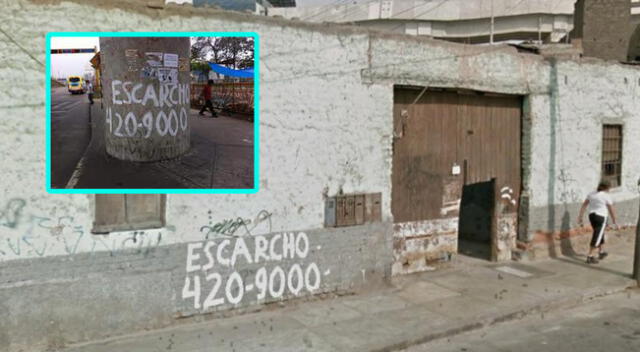 La famosa frase Escarcho 420-9000 en paredes de las calles de la capital