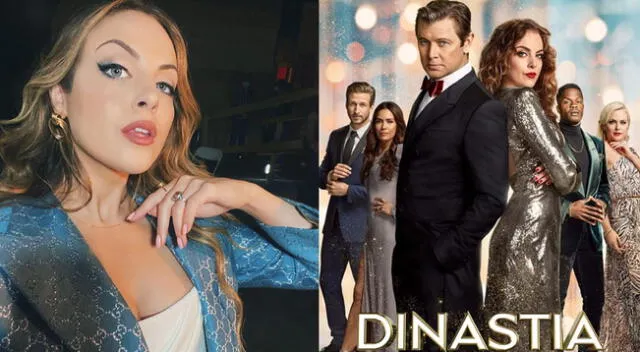 Elizabeth Gillies interpreta a Fallon en la serie Dinastía.