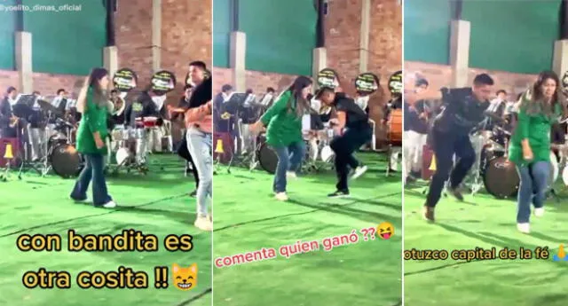 La escena se ha vuelto viral en las redes sociales.