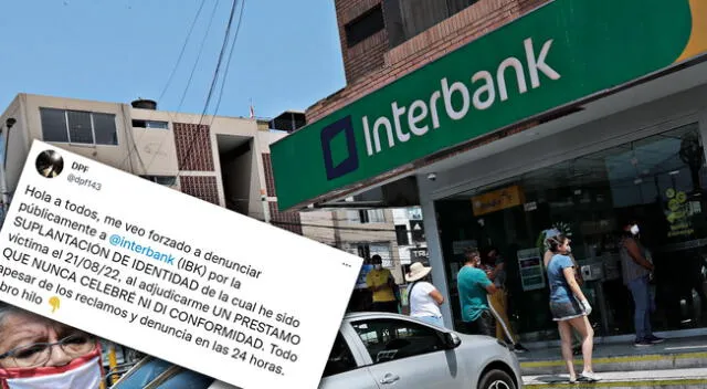 Interbank es denunciado por presuntamente permitir un préstamo de S/ 30 mil sin verificar identidad.