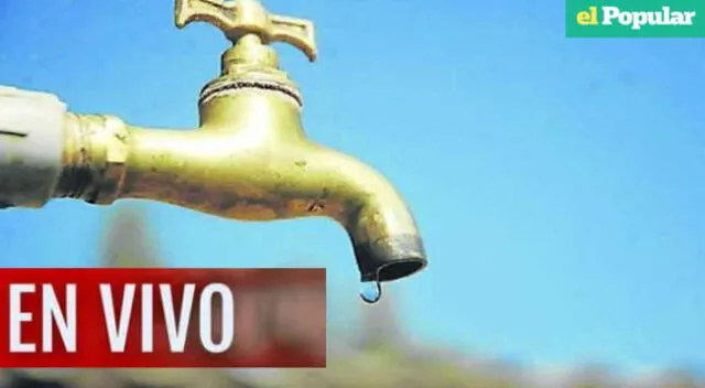 Sigue EN VIVO a los distritos afectados por corte de agua hoy viernes 30 de septiembre.