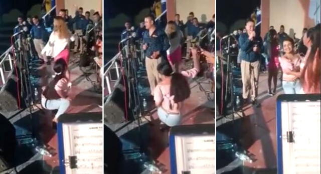 La mujer se puso a bailar perreo hasta el piso, pero luego de unos segundos no se podía ni parar y se volvió viral en Twitter.