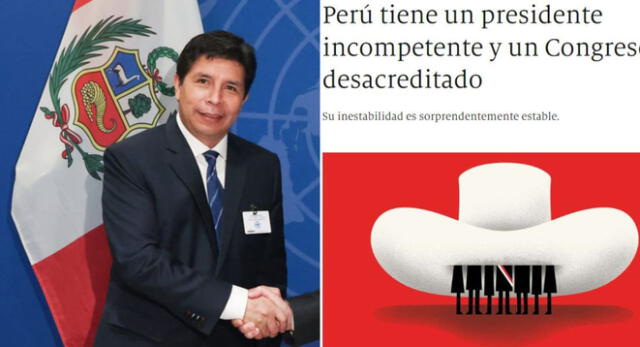 The Economist opinó sobre la situación política que vive Perú con Pedro Castillo y el Congreso de la República.