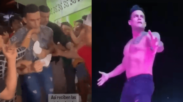 Christian Domínguez es bien recibido en Iquitos por su 'baile del gusano'