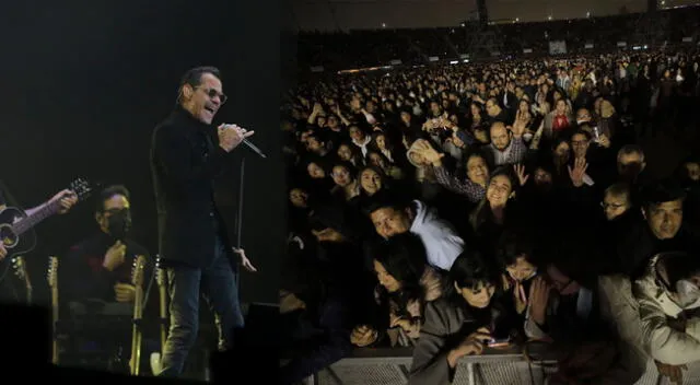 Marc Anthony se presentó en el estadio San Marcos este 30 de setiembre.