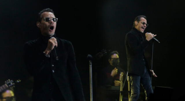 Ante un público atónito el cantante Marc Anthony se presentó en el Estadio San Marcos.