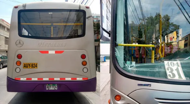 Bus del Corredor Morado que atropelló a joven estudiante