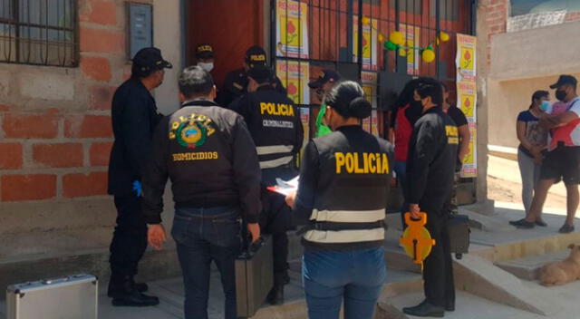 PNP de Tacna llegó hasta el lugar del crimen.
