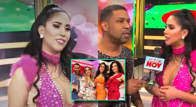 Melissa Paredes le hizo el pare a Edson Dávila por querer entrevistarla.