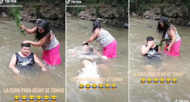 La escena se ha vuelto viral en las redes sociales.