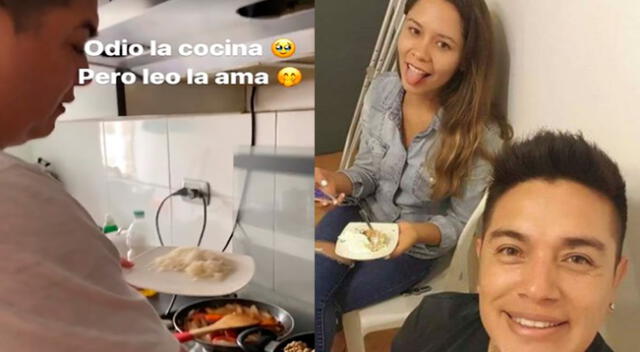 Olenka Cuba presume a su pareja Leonard León en sus redes.