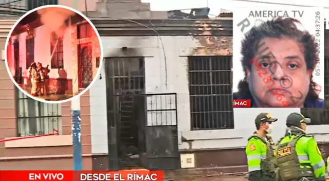 La víctima no pudo ser rescatada a tiempo del incendio que consumía su vivienda en el Rímac.